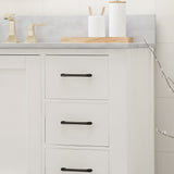 Laranne Contemporary 48" Wood Single Sink Bathroom Vanity with Carrera Marble Top by Christopher Knight Home