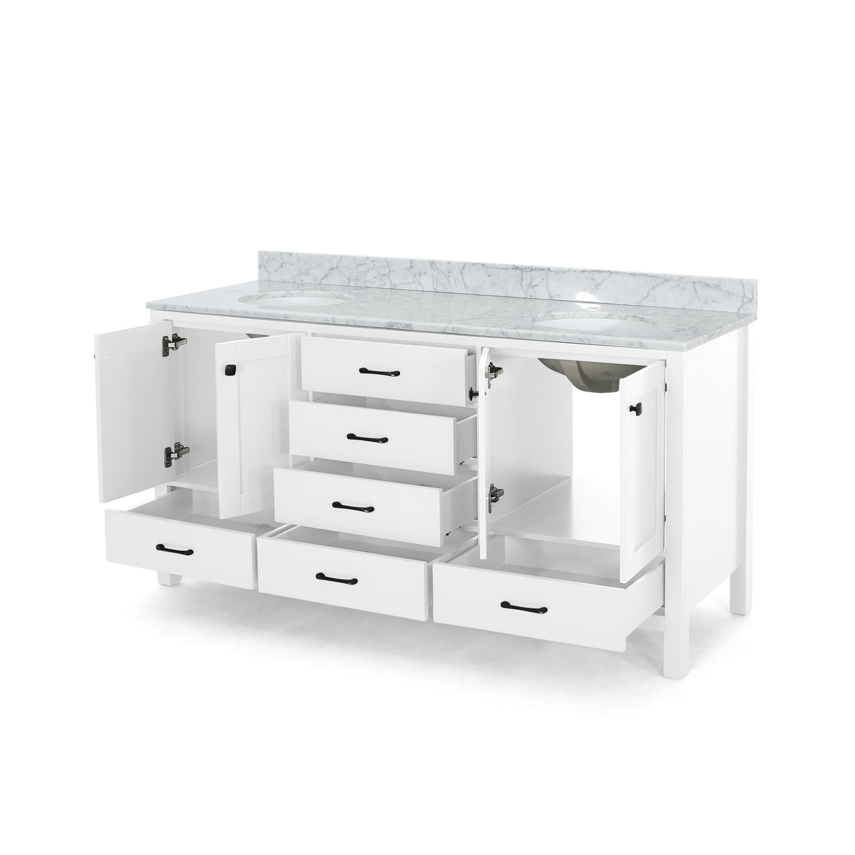 Laranne Wood Double Sink Bathroom Vanity by Christopher Knight Home