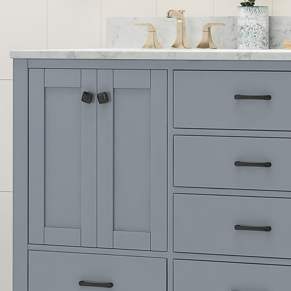 Laranne Wood Double Sink Bathroom Vanity by Christopher Knight Home
