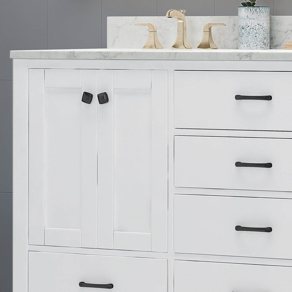 Laranne Wood Double Sink Bathroom Vanity by Christopher Knight Home