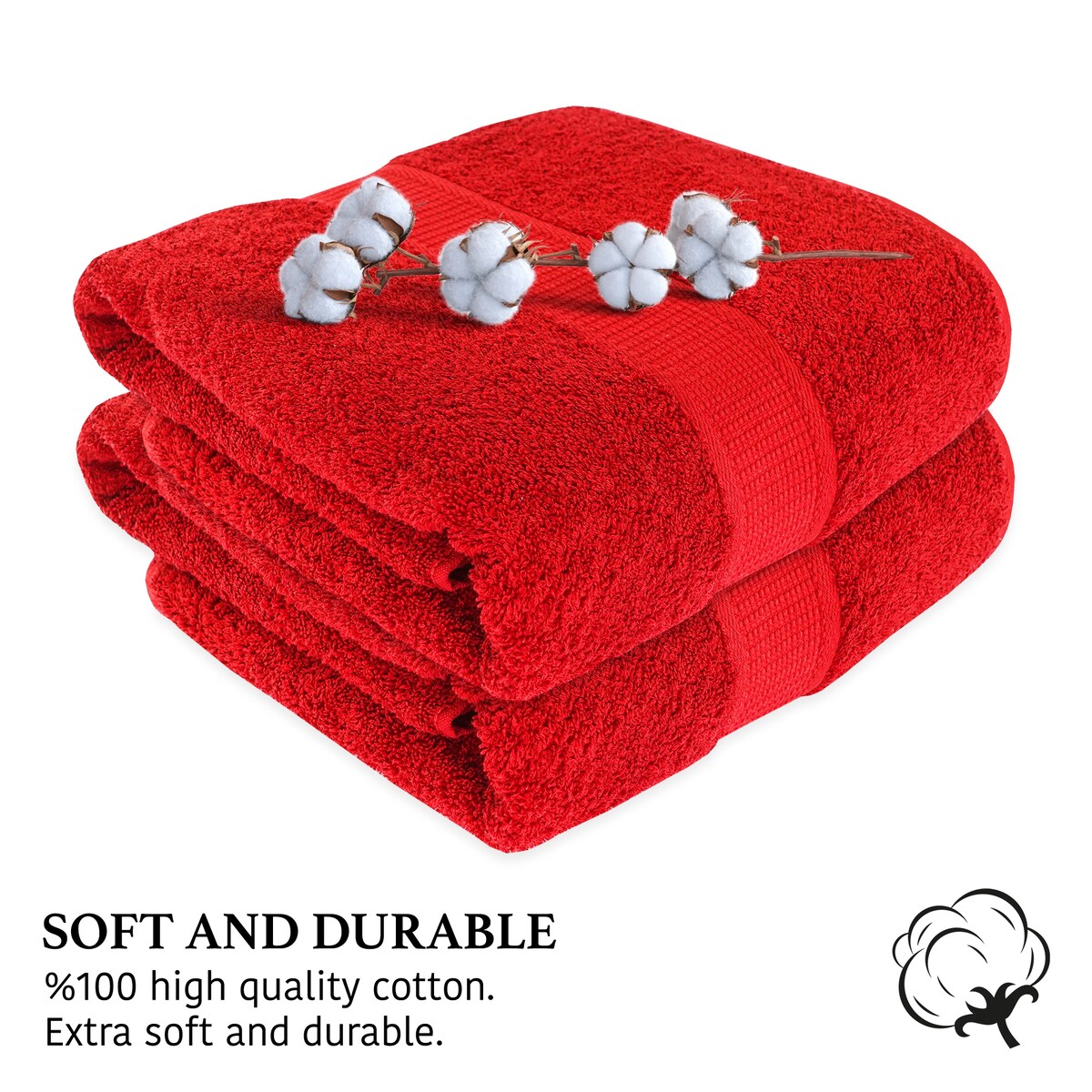 Large Bath Towel - Ultra-Absorbent Natural Cotton Bath Sheet Towel for Bathroom - 35 x 70 Inches Thick Luxury Bath Towel