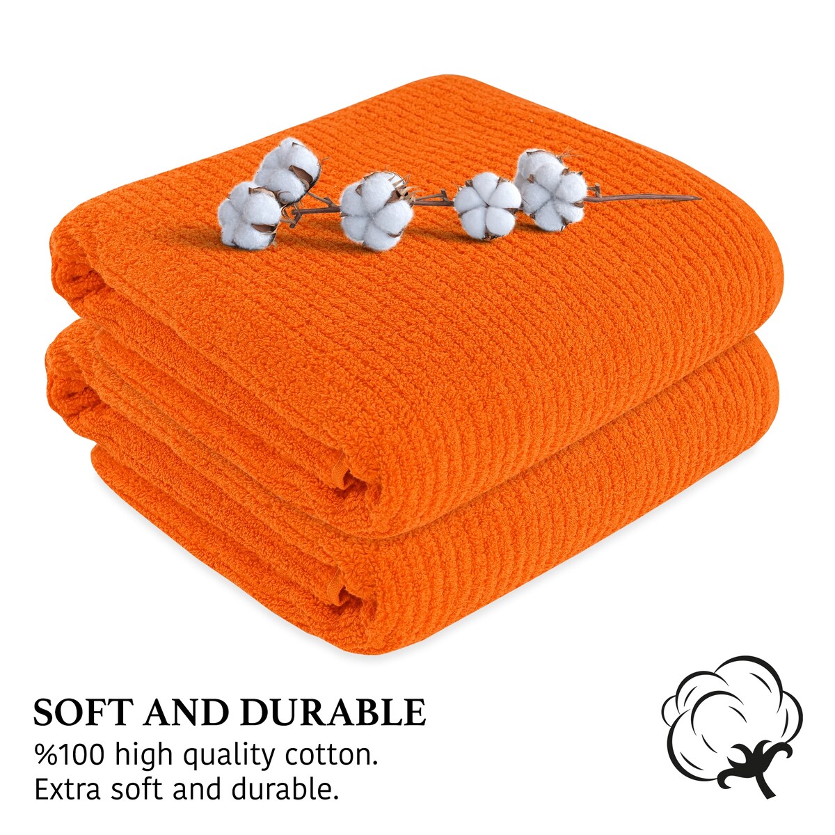 Large Bath Towel - Ultra-Absorbent Natural Cotton Bath Sheet Towel for Bathroom - 35 x 70 Inches Thick Luxury Bath Towel