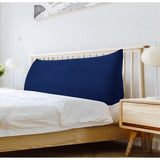 WOWMAX Large Bed Rest Reading Wedge Pillow Triangle Headboard Cushion