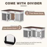 Large Corner-Designed Dog Crate Storage Solution for Pet Essentials
