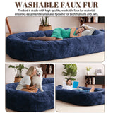 Large Dog Bed Washable Human Size Bed with Removable Cover