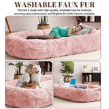 Large Dog Bed Washable Human Size Bed with Removable Cover