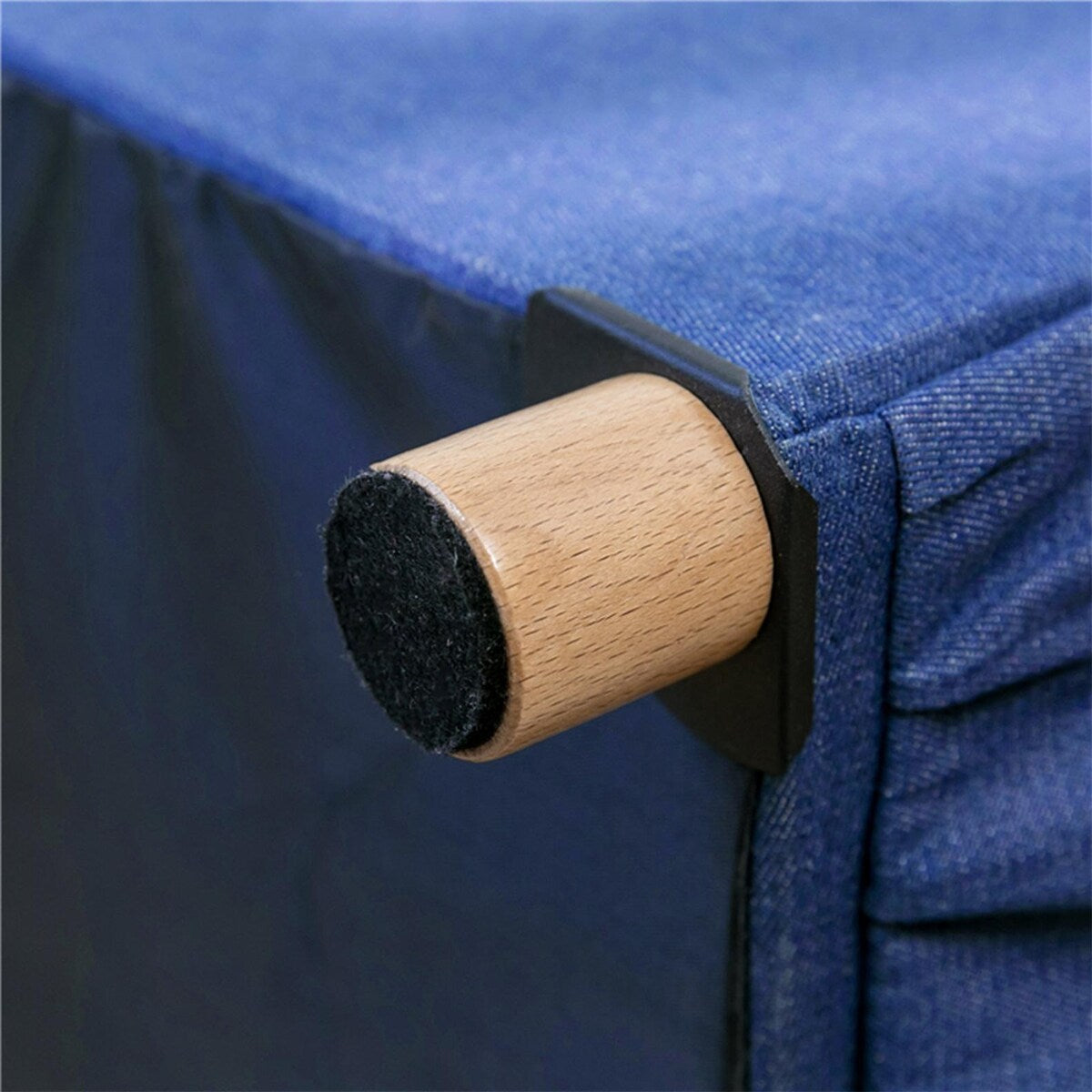 Large Folding Storage Bench Organizer With Wooden Stool Legs For Home,Bedroom