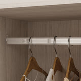 Large Glass Combination Cabinet: Contemporary Storage Closet Armoires