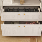 Large Glass Combination Cabinet: Contemporary Storage Closet Armoires