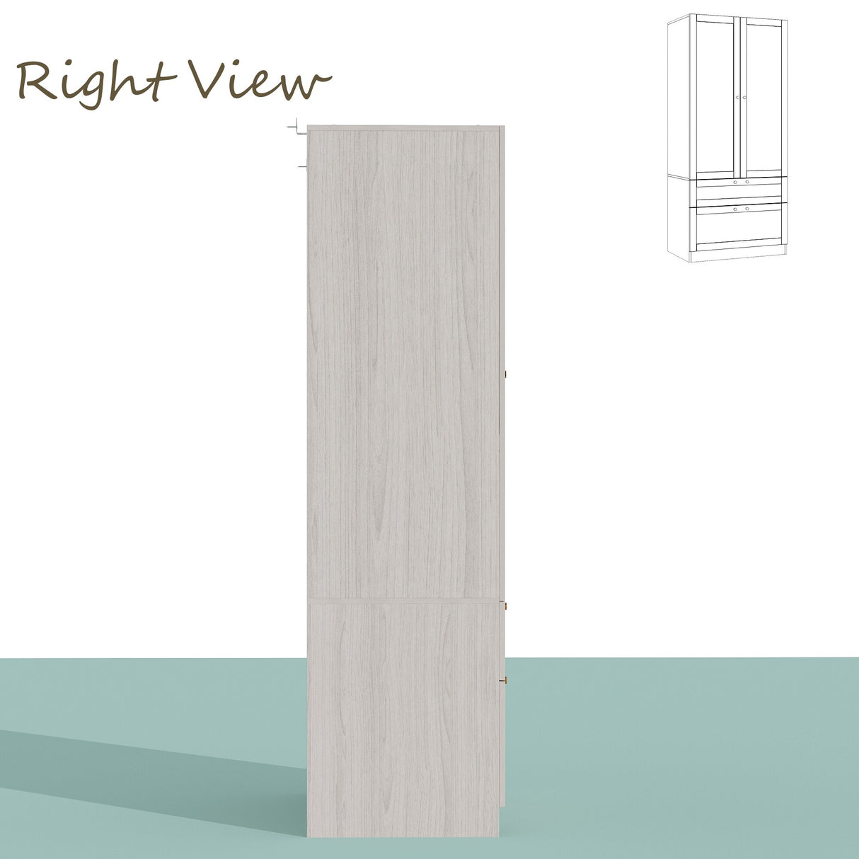 Large Glass Combination Cabinet: Contemporary Storage Closet Armoires