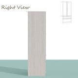 Large Glass Combination Cabinet: Contemporary Storage Closet Armoires