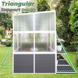 Large Greenhouse, Heavy Duty Walk-in Green House for Outside - 103.9''X98.4''X77.6''