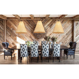 Large 26in. Natural Rattan Pendant Light