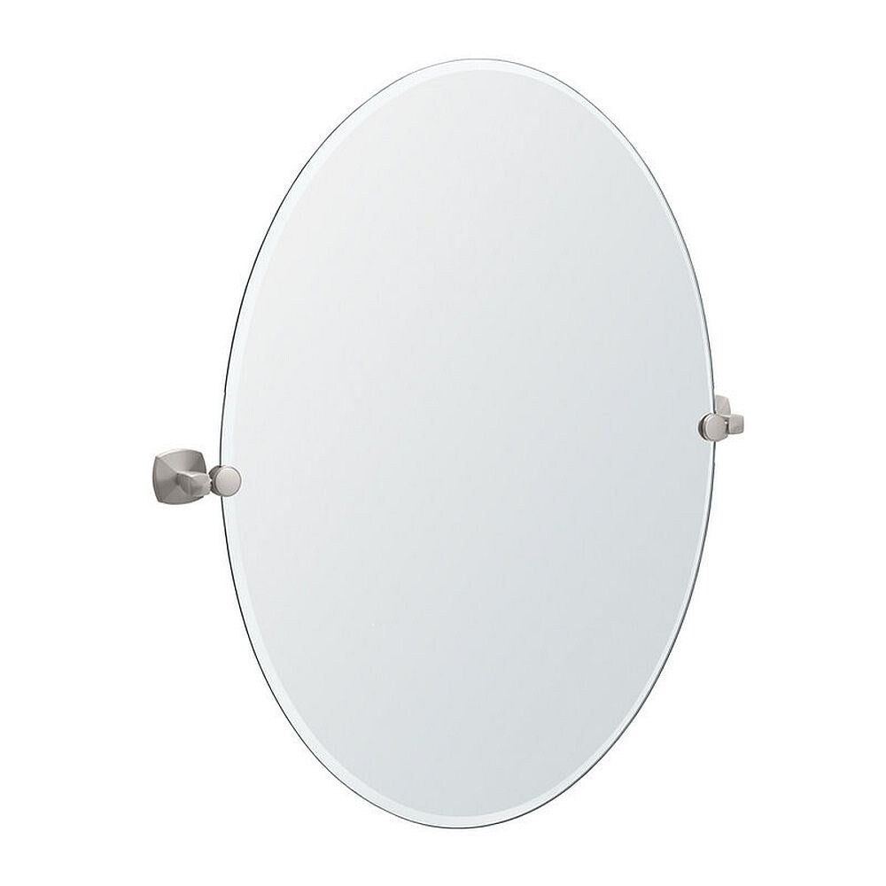 Large Oval Titling Wall Mirror