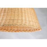 Large 26in. Natural Rattan Pendant Light