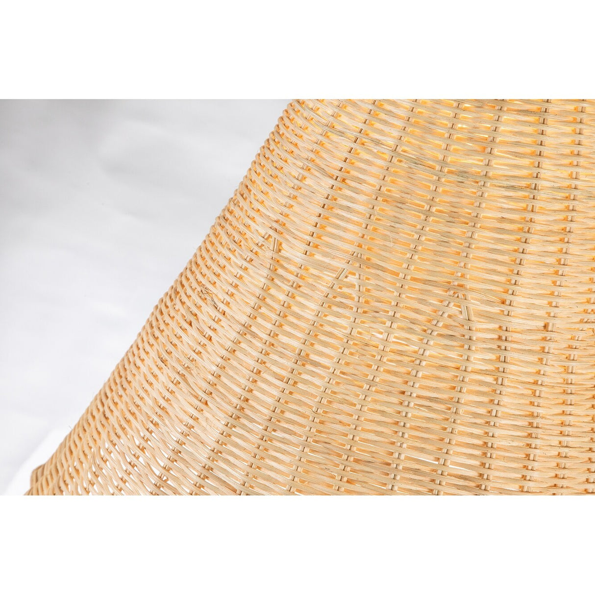 Large 26in. Natural Rattan Pendant Light