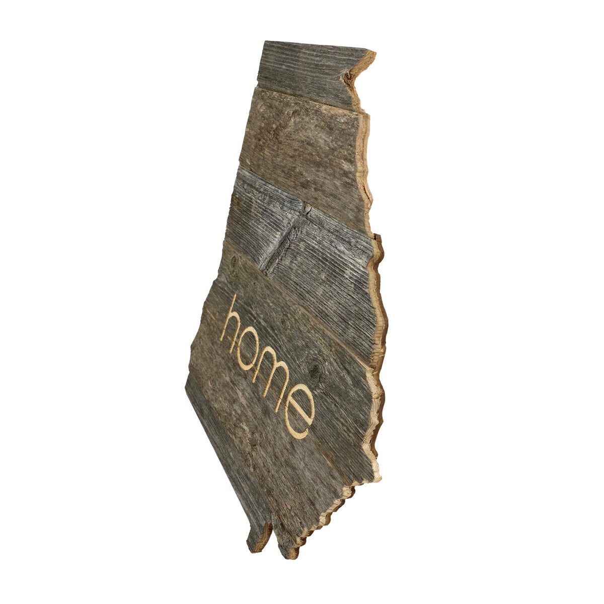 Large Rustic Farmhouse Georgia Home State Reclaimed Wood Wall Sign