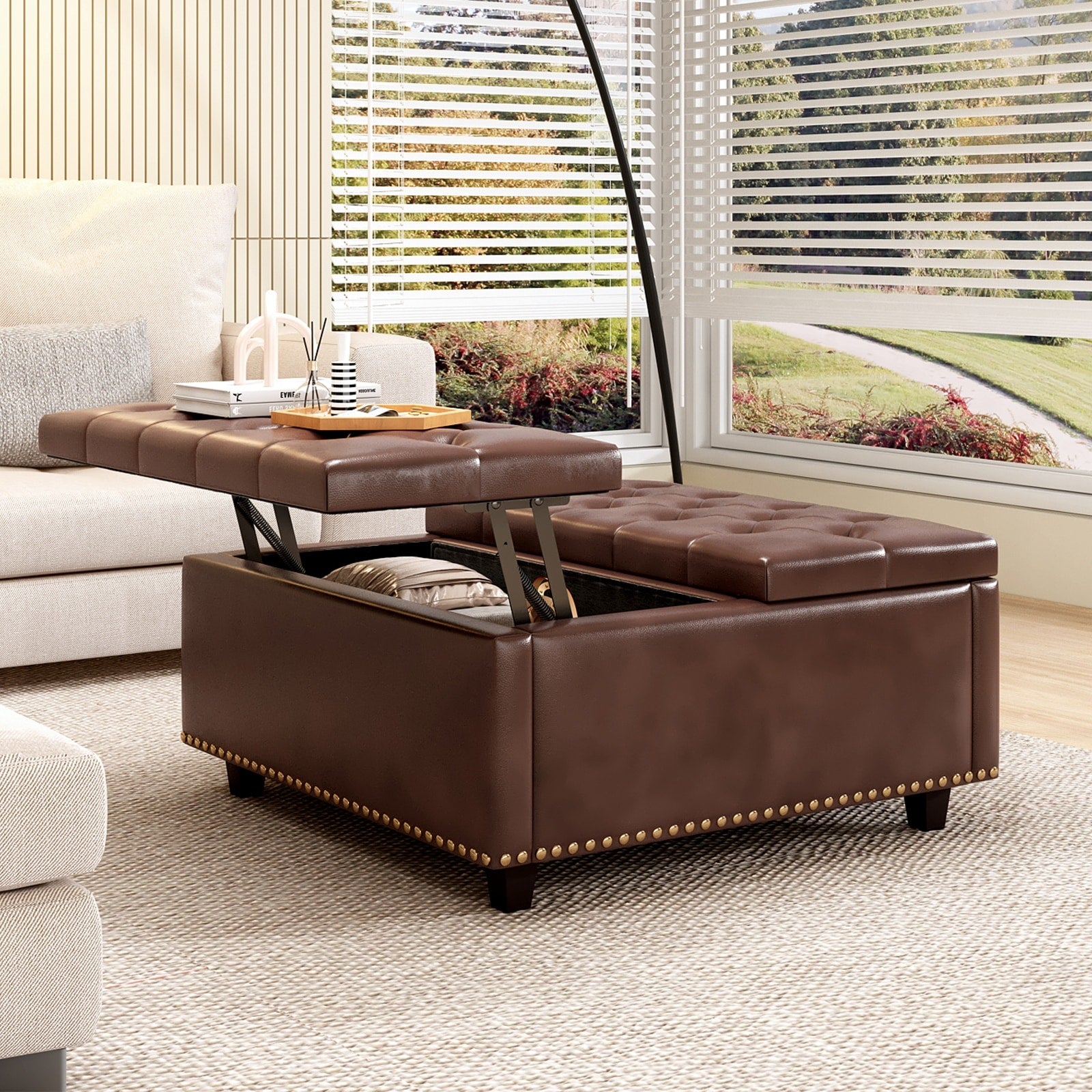 Square storage bench hotsell