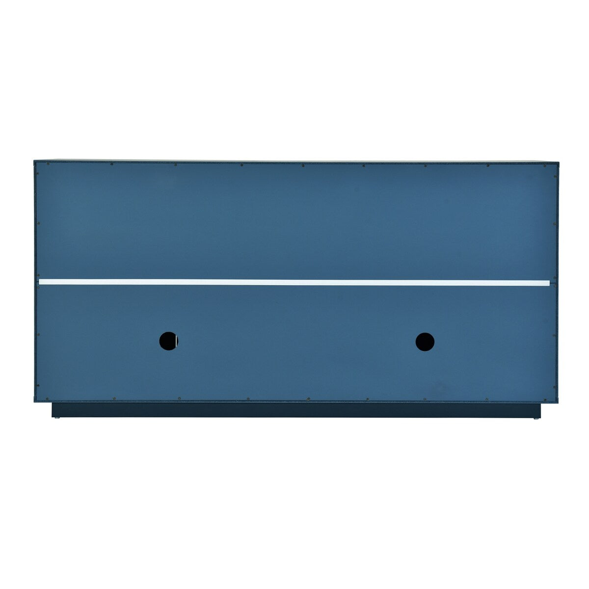 Large Storage Cabinet Sideboard Buffet Cabinet with Wooden Triangular Handles and Adjustable Shelves for Living Dining Room