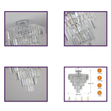 Large crystal chandelier