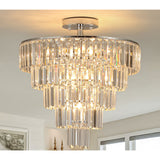 Large crystal chandelier