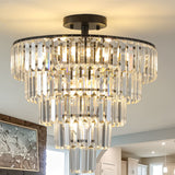 Large crystal chandelier
