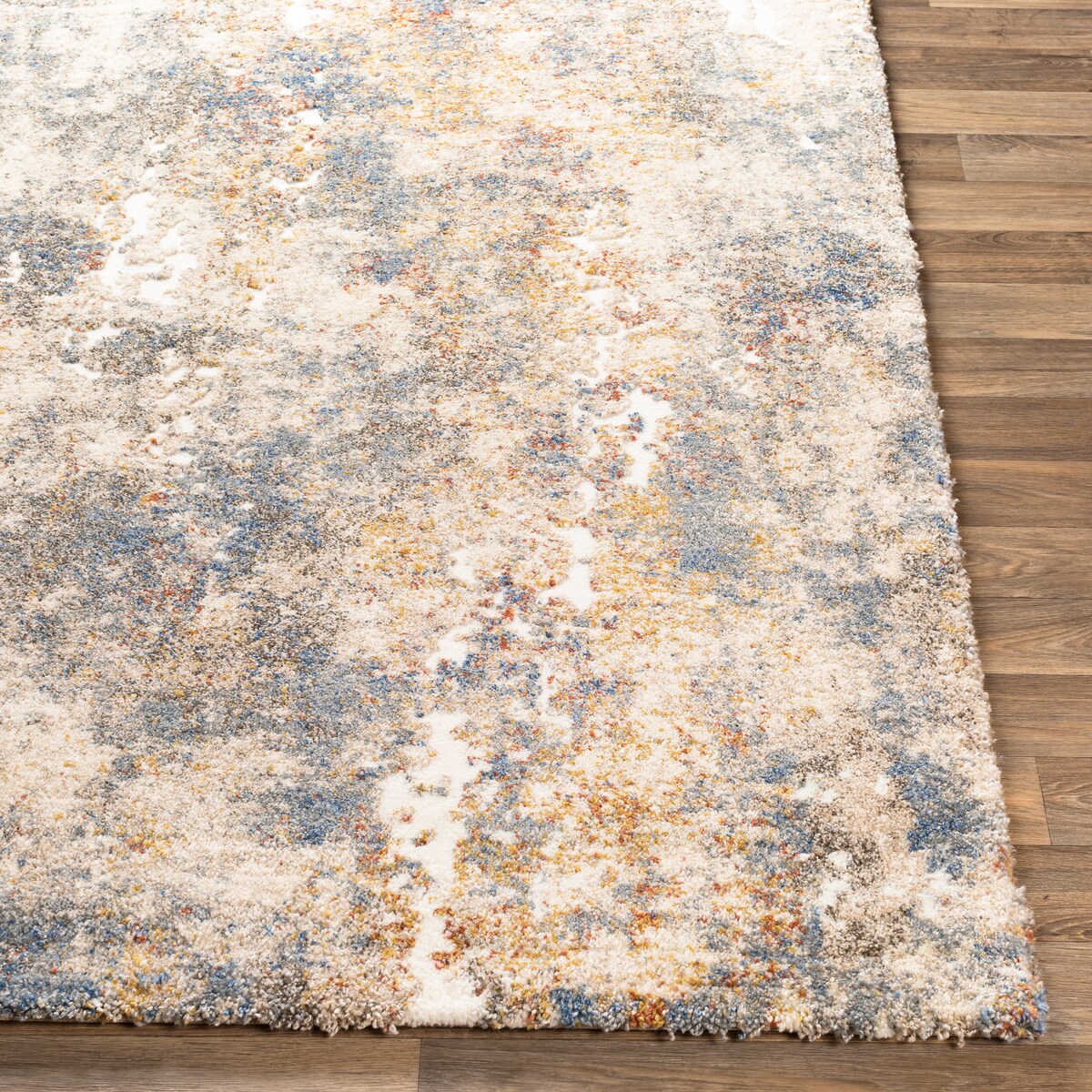 Livabliss Lari Plush Abstract Area Rug