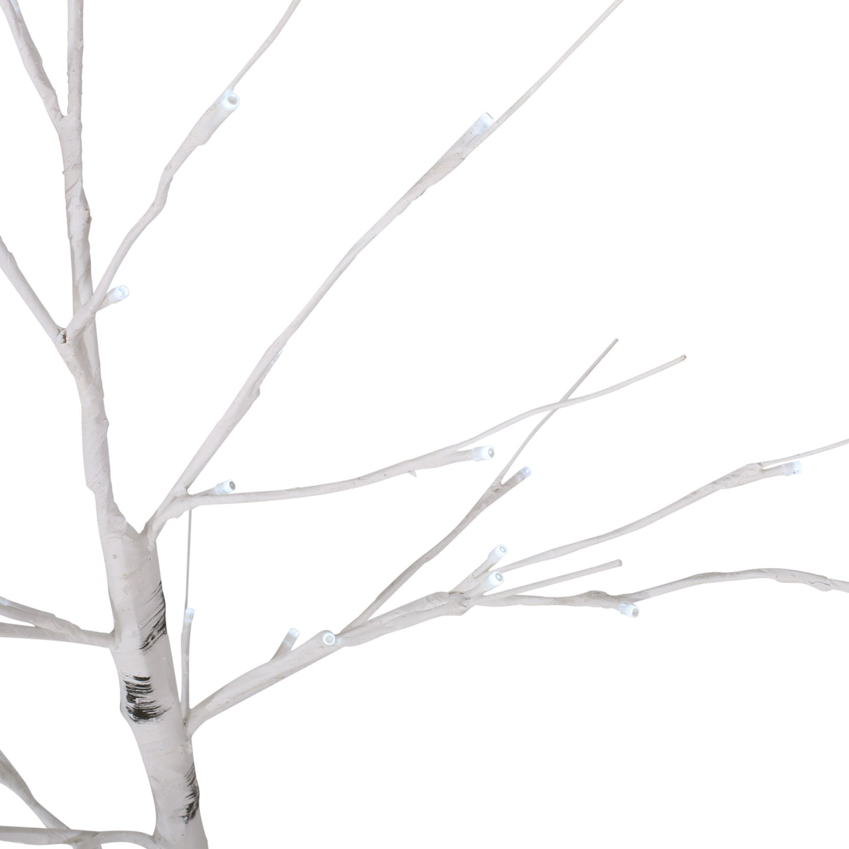 Larkspur Lit Artificial Twig Birch Tree White Lights 4' Pre by Christopher Knight Home