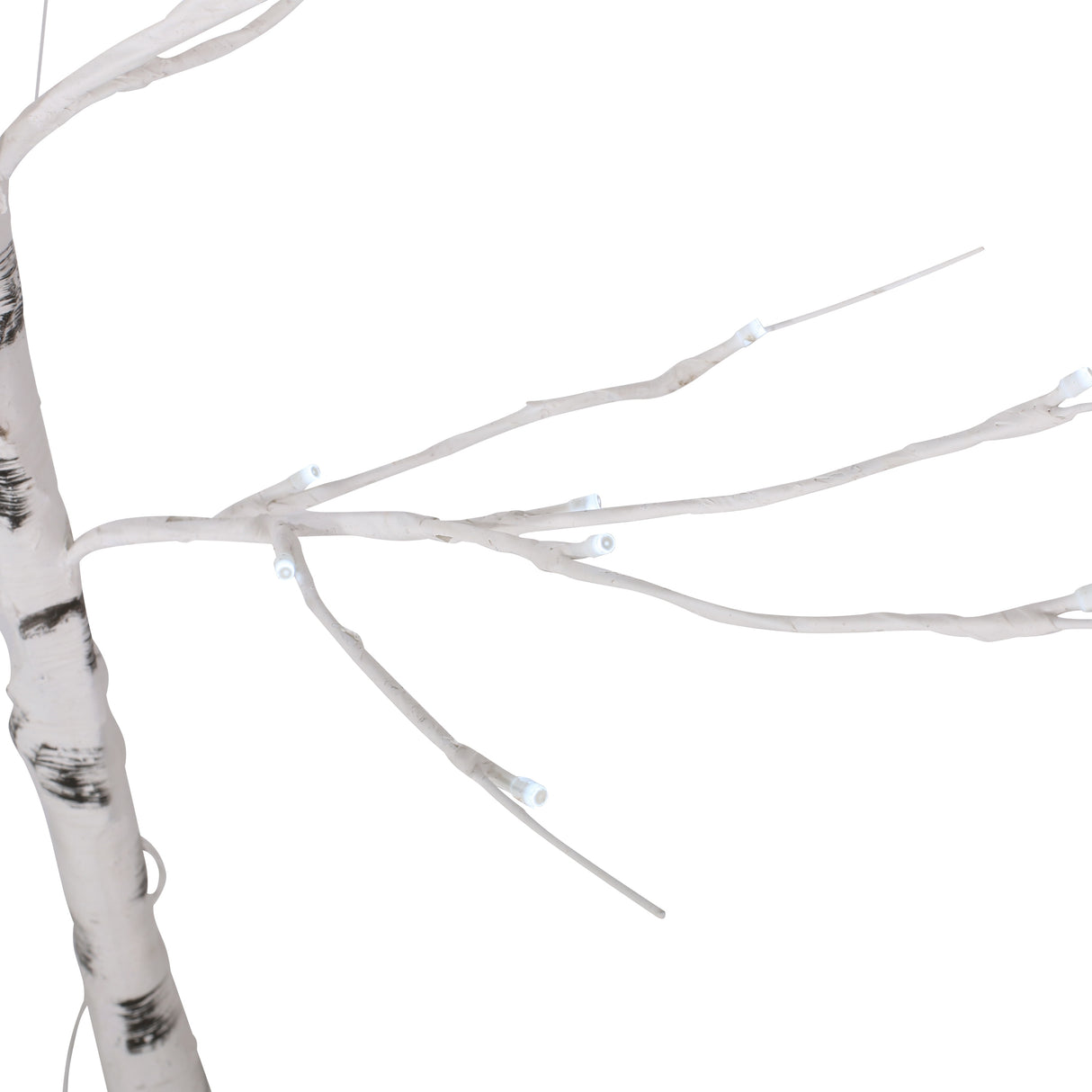 Larkspur Lit Artificial Twig Birch Tree White Lights 4' Pre by Christopher Knight Home