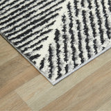 Larsen Modern Varied Stripes Area Rug