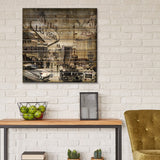 Las Vegas Print On Wood by Dylan Matthews - Multi-Color