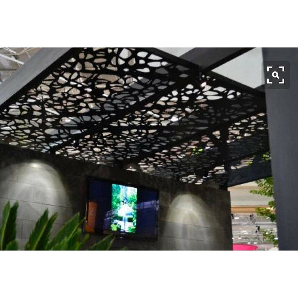 Laser Cut Metal Privacy Screen, 24" x 48"/pc - LakeWave