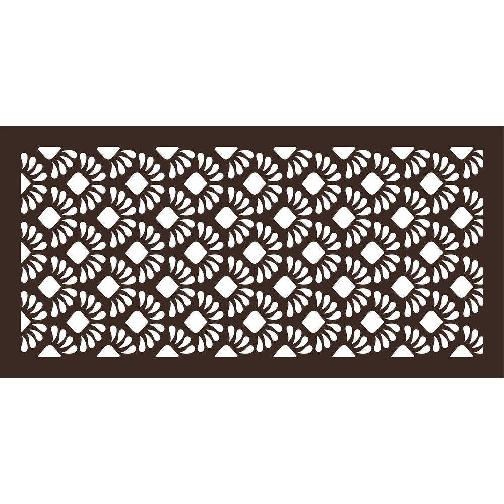Laser Cut Metal Privacy Screen, 24" x 48"/pc - LakeWave