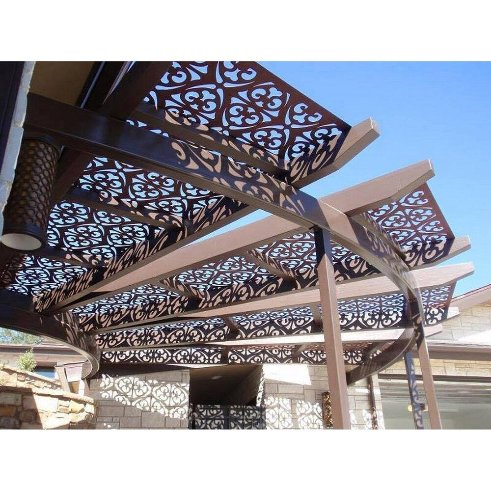 Laser Cut Metal Privacy Screen, 24" x 48"/pc - LakeWave