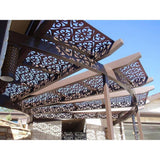 Laser Cut Metal Privacy Screen, 24" x 48"/pc - LakeWave