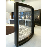 Laser Cut Metal Privacy Stand Combo Fence, 75" x48 " - BigDiamond