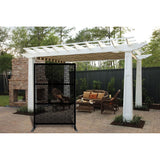Laser Cut Metal Privacy Stand Combo Fence, 76" x48 "/Set - 3pcCombo