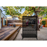 Laser Cut Metal Privacy Stand Combo Fence, 76" x48 "/Set - 3pcCombo