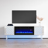 Laser EF Electric Fireplace 63" TV Stand