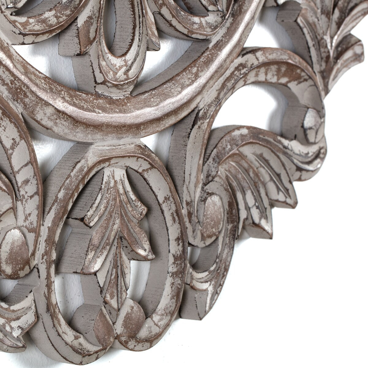 MH London - All Season Wall Decor Medallion Lassi (24" Round) - Grey