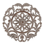 MH London - All Season Wall Decor Medallion Lassi (24" Round) - Grey