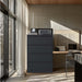 Lateral Black File Cabinet 4 Drawer,with Lock,Lockable File Cabinet