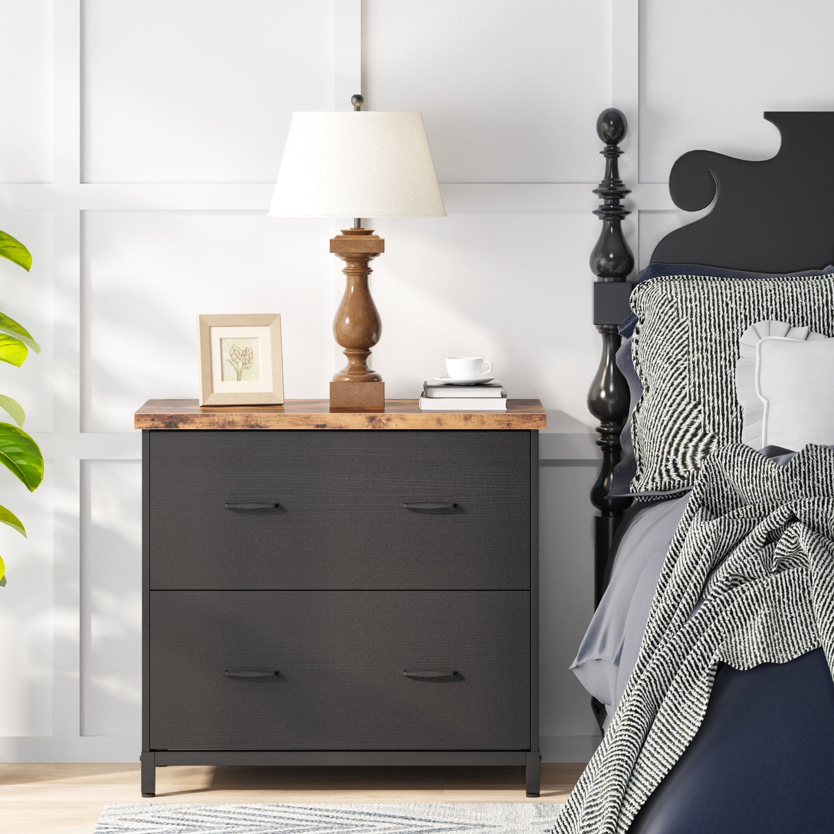 Lateral File Cabinet, 2-Drawer Filing Cabinet