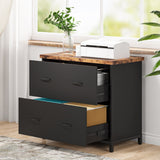 Lateral File Cabinet, 2-Drawer Filing Cabinet