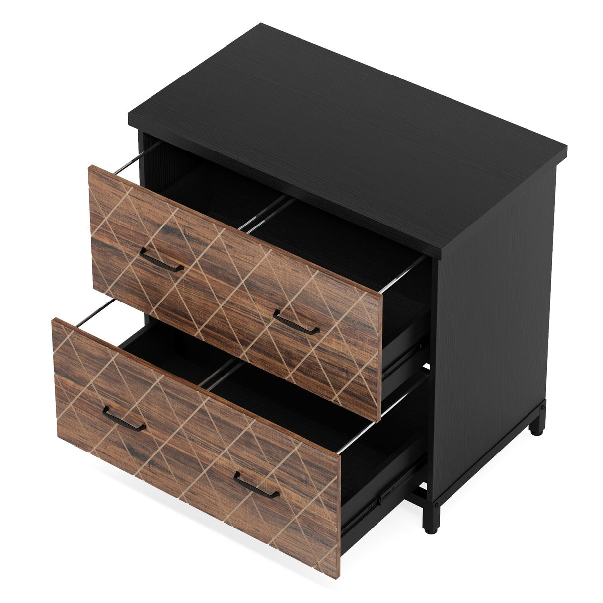 Lateral File Cabinet, 2-Drawer Filing Cabinet