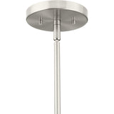 Latham Collection 18 in. Three-Light Brushed Nickel Contemporary Flush Mount - 18 in x 14.87 in x 11 in