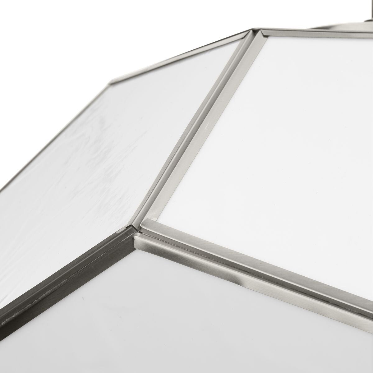 Latham Collection 18 in. Three-Light Brushed Nickel Contemporary Flush Mount - 18 in x 14.87 in x 11 in