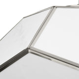 Latham Collection 18 in. Three-Light Brushed Nickel Contemporary Flush Mount - 18 in x 14.87 in x 11 in