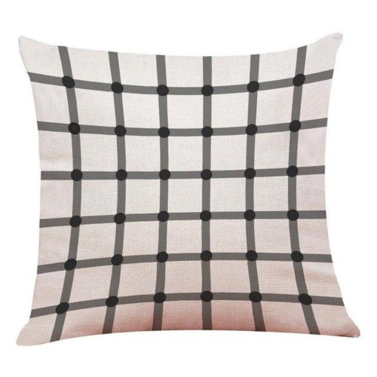 Lattice Round Dots Throw Pillowcase Pillow Covers 21299764-355