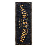 Laundry Room Rug Runner Text Design Non-Slip Runner Rug for Washroom - 20" x 59" - N/A